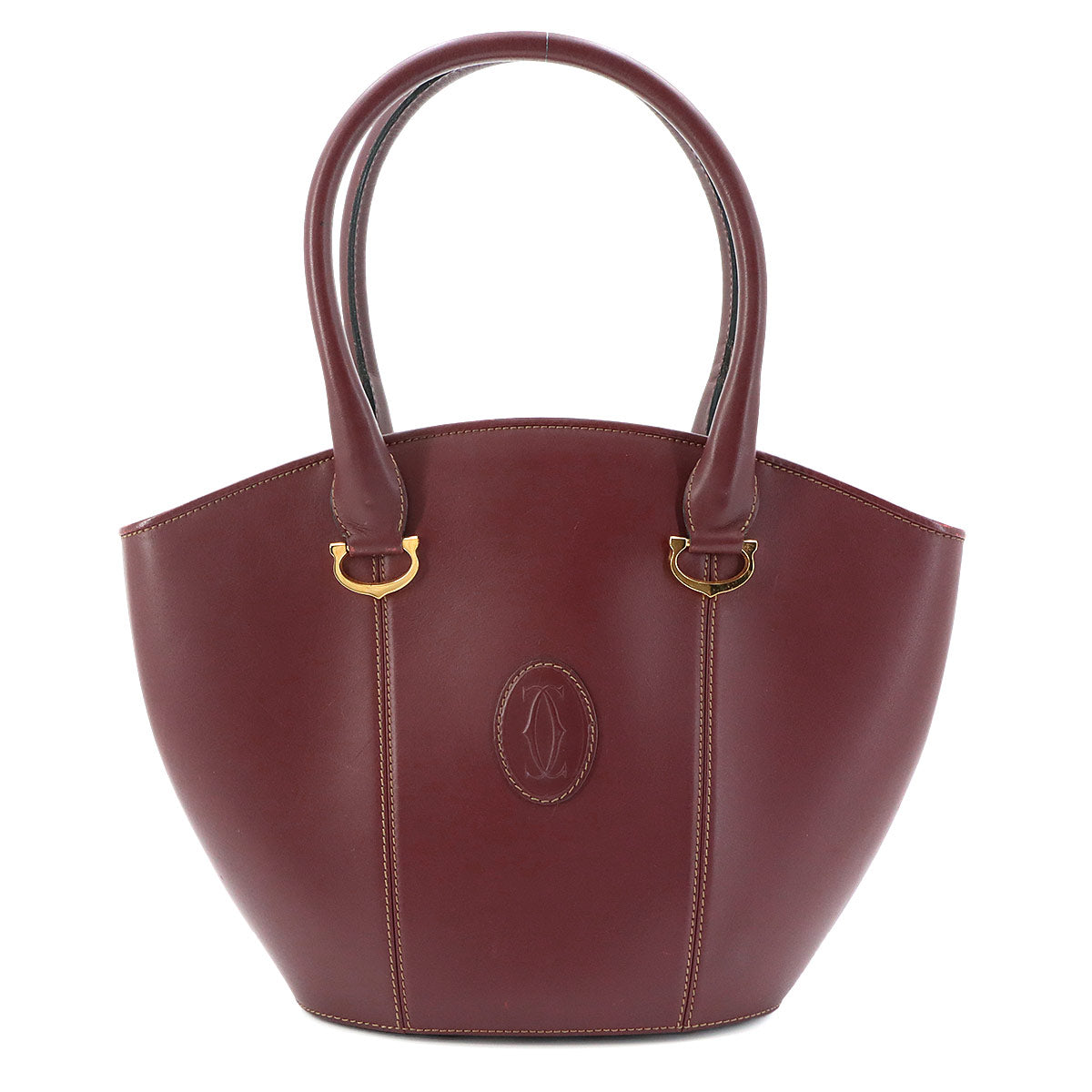 Must Hand Bag Leather Bordeaux Purse