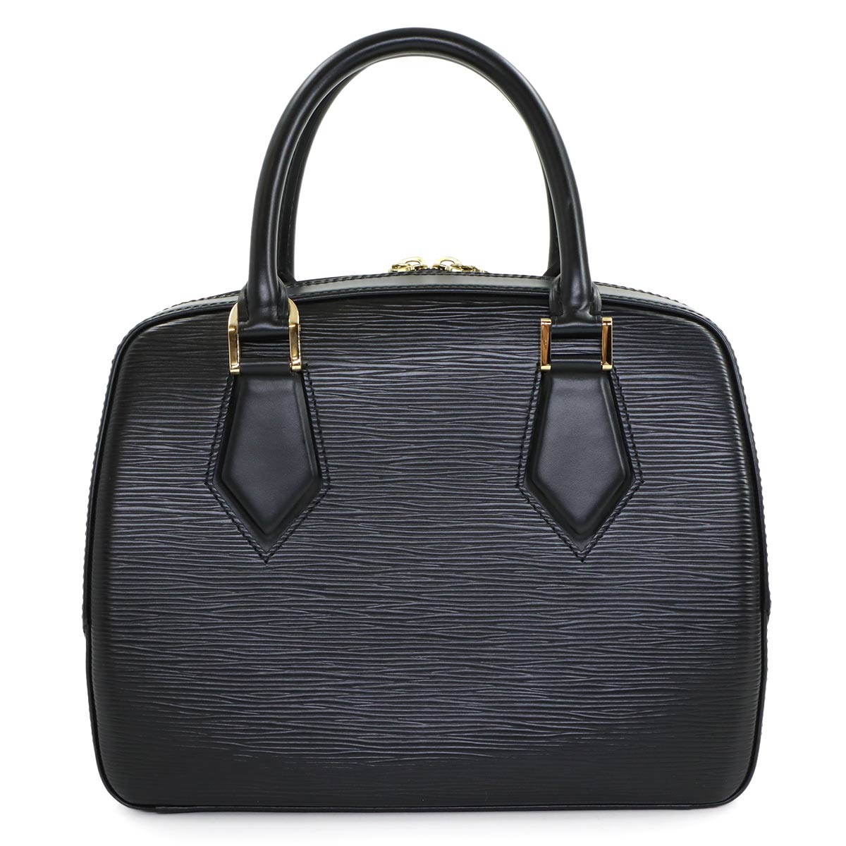 Epi Sablons Hand Bag Noir Black Leather M52042 Purse