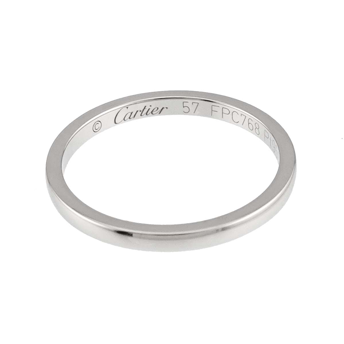 Ballerine Ring Pt Platinum size57 7.75-8(US)