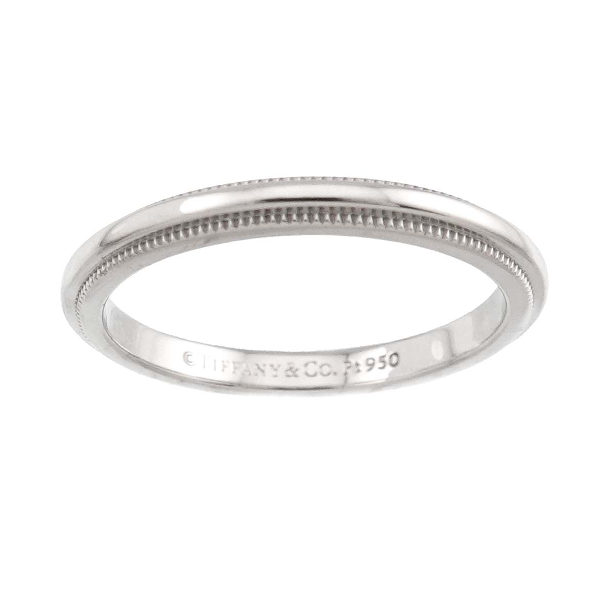 Milgrain Band Ring Pt Platinum Size5.25(US)