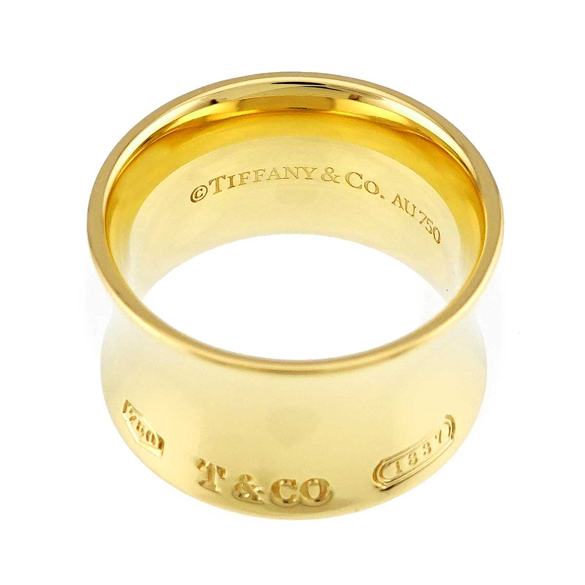 1837 Wide Ring 18K Yellow Gold 750 size6(US)
