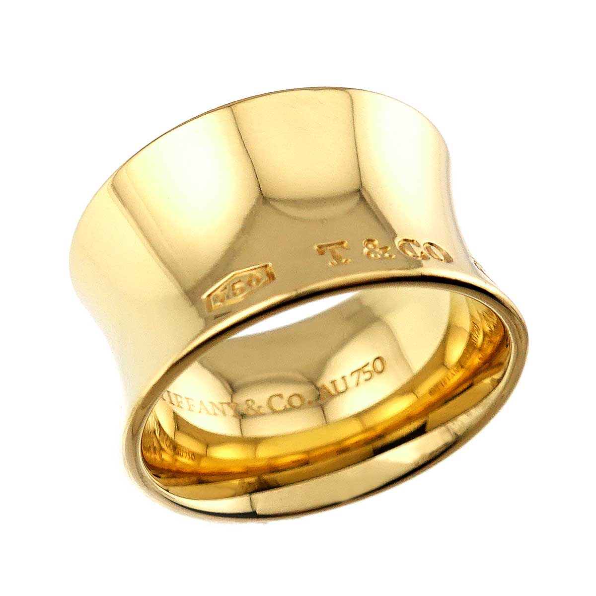 1837 Wide Ring 18K Yellow Gold 750 size6(US)