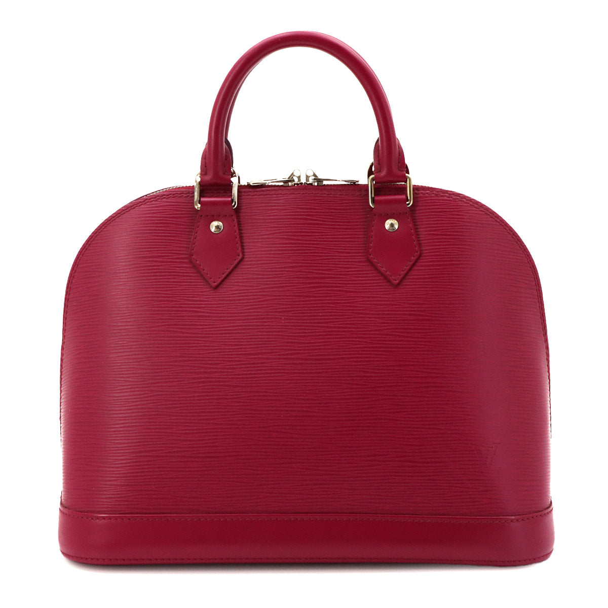 Epi Alma PM Hand Bag Leather Fuchsia M40490 Purse