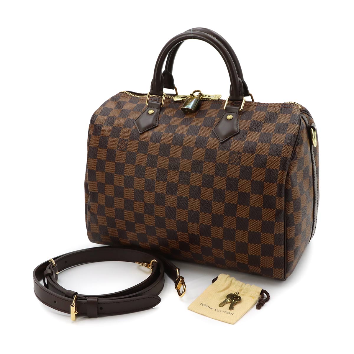 Damier Speedy Bandouliere 30 Hand Shoulder Bag N41183