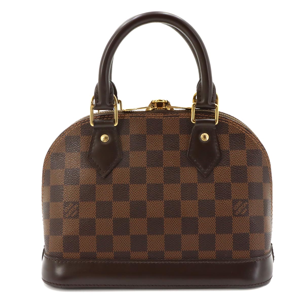 Damier Alma BB Hand Shoulder Bag Ebene N41221 Purse