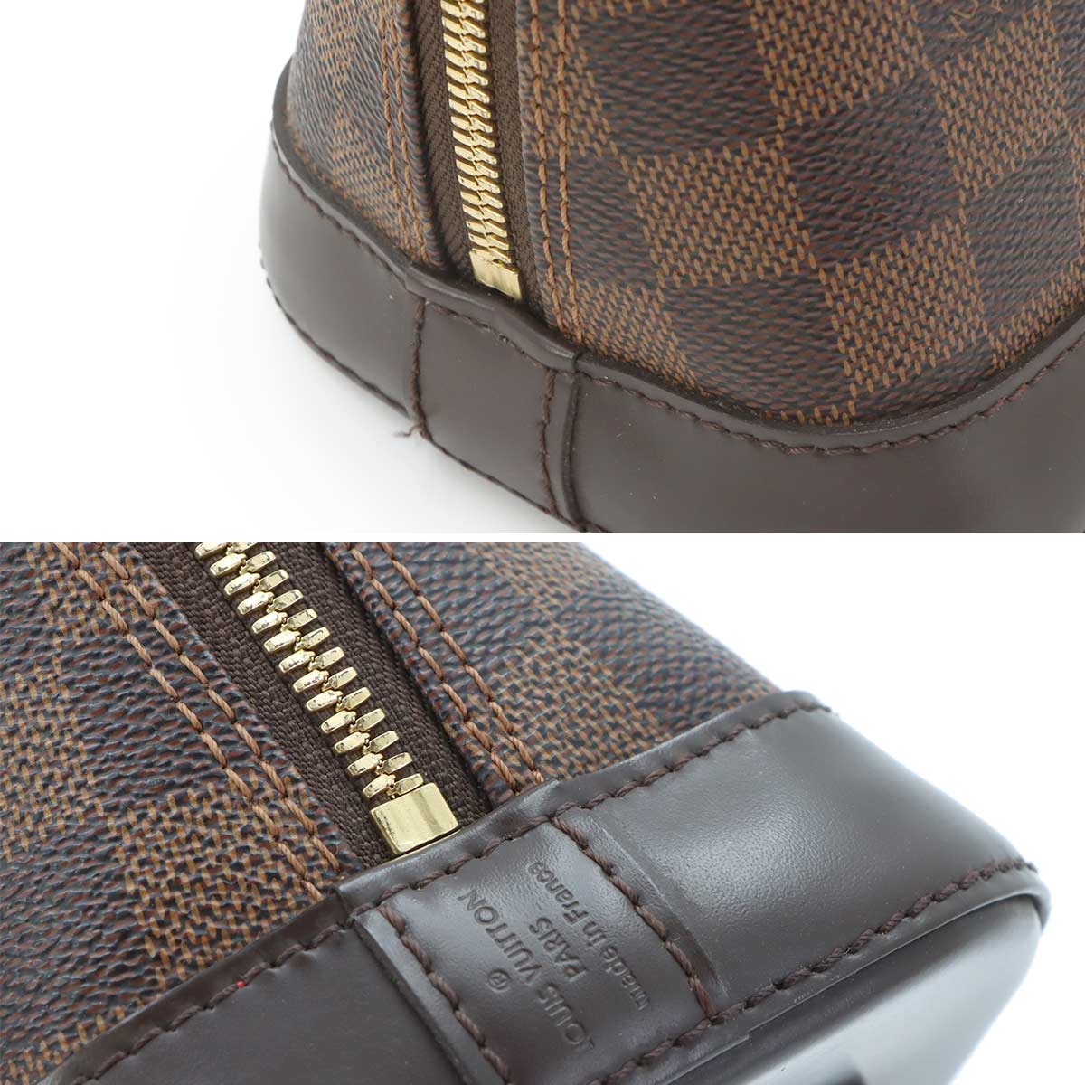 Damier Alma BB Hand Shoulder Bag Ebene N41221 Purse