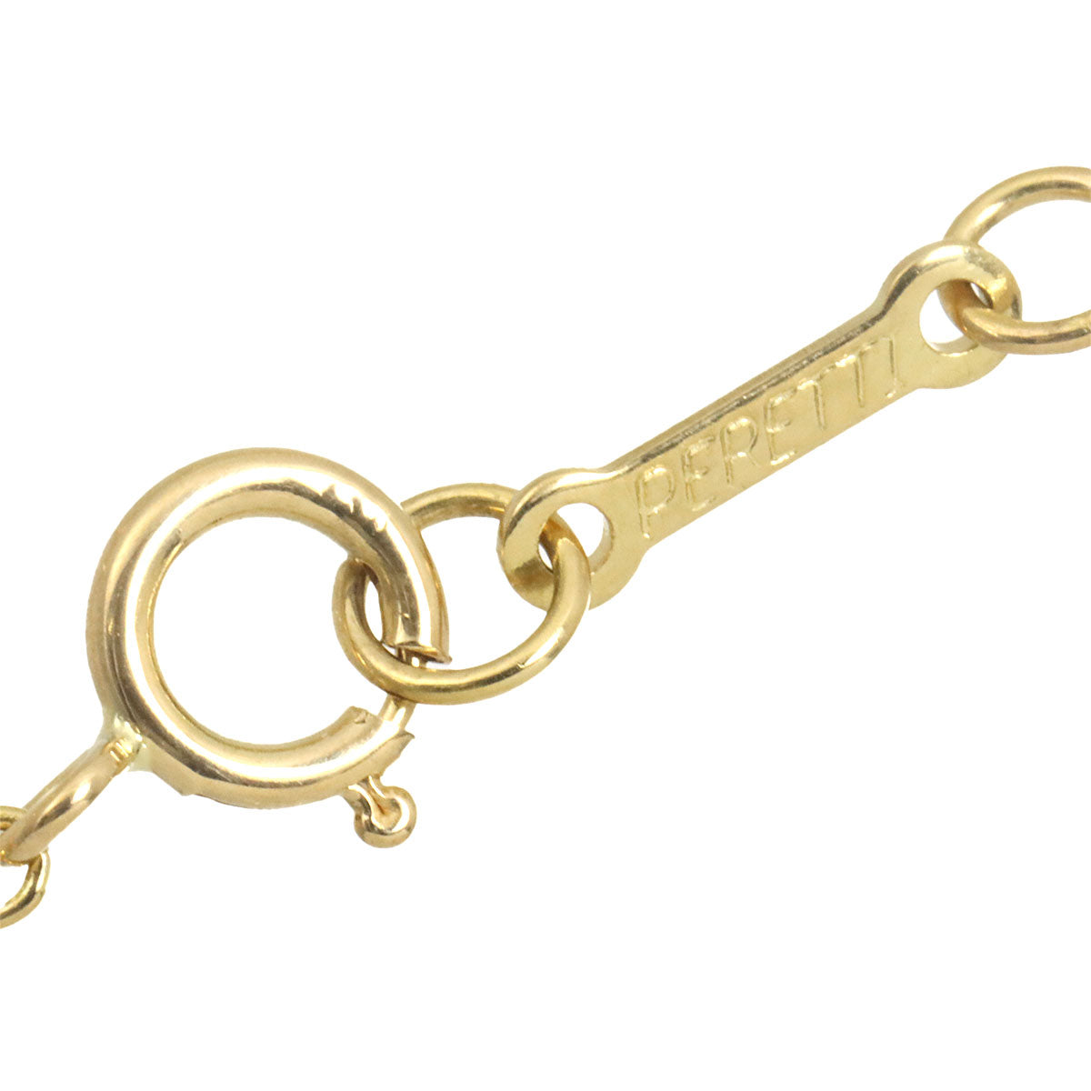 Bean 3P Necklace 18K Yellow Gold 750