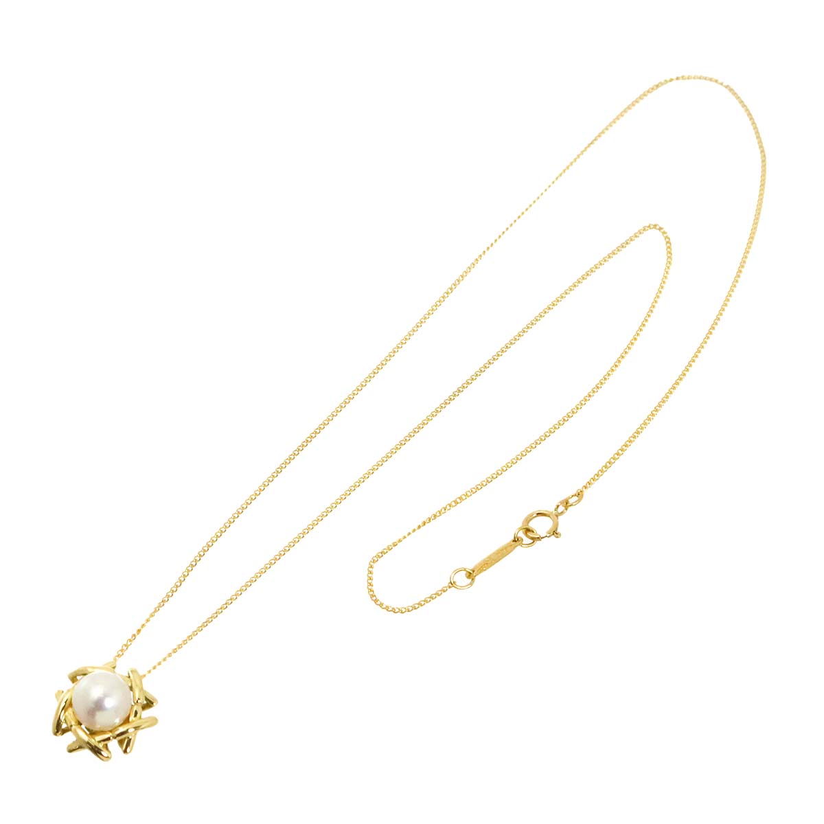 Kiss Akoya pearl 6.8mm Necklace 18K YG 750
