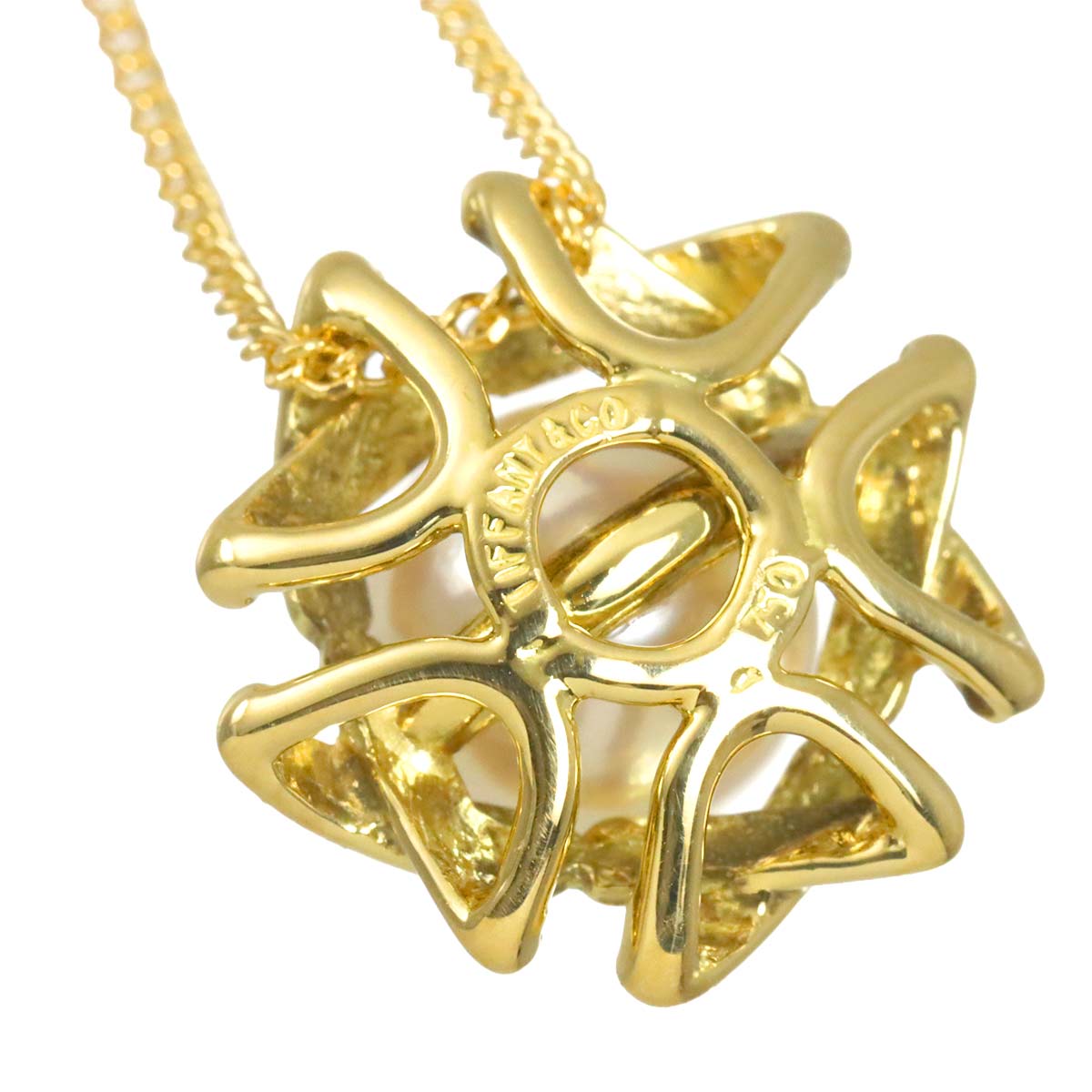 Kiss Akoya pearl 6.8mm Necklace 18K YG 750