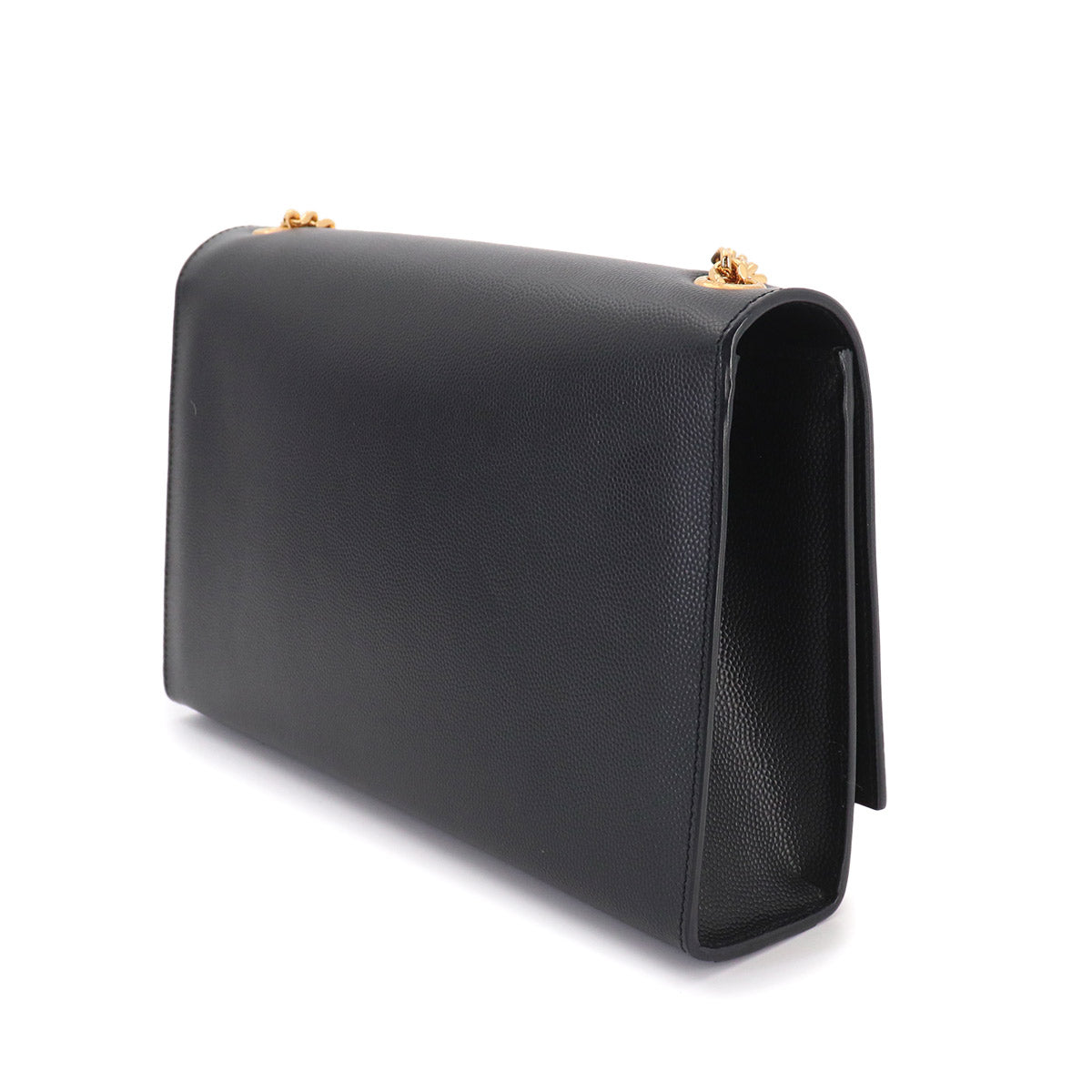 Kate Medium Chain Shoulder Bag Leather Black 364021