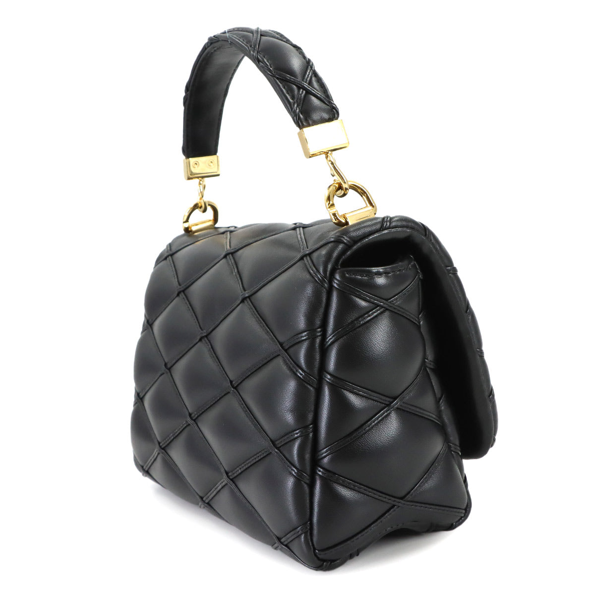 Martage GO-14 MM Hand Shoulder Bag Leather Noir M22891