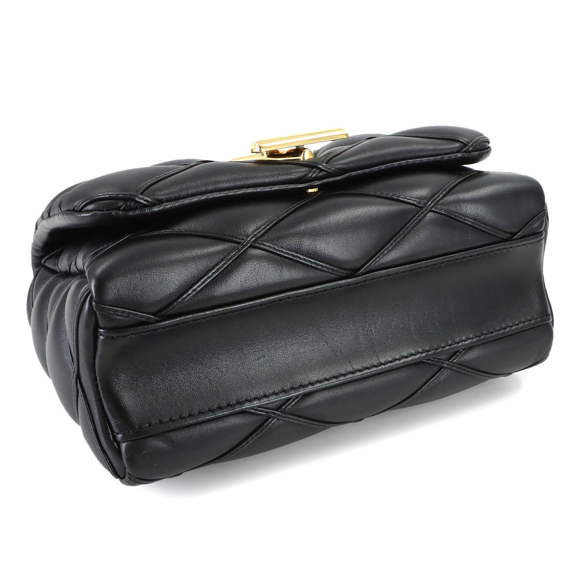 Martage GO-14 MM Hand Shoulder Bag Leather Noir M22891