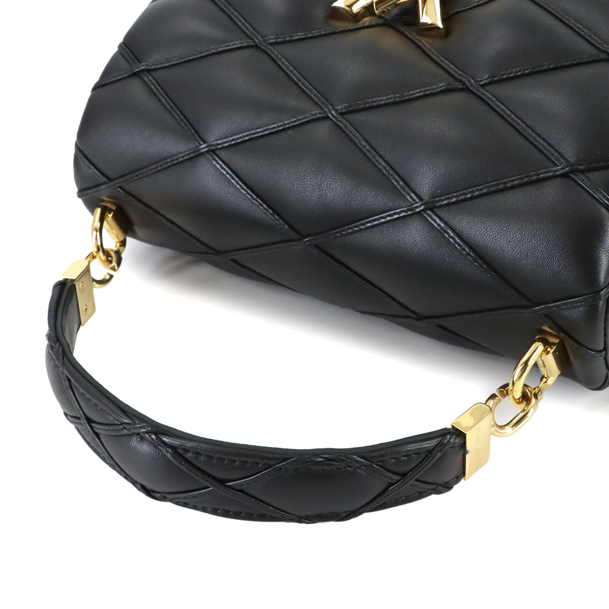 Martage GO-14 MM Hand Shoulder Bag Leather Noir M22891