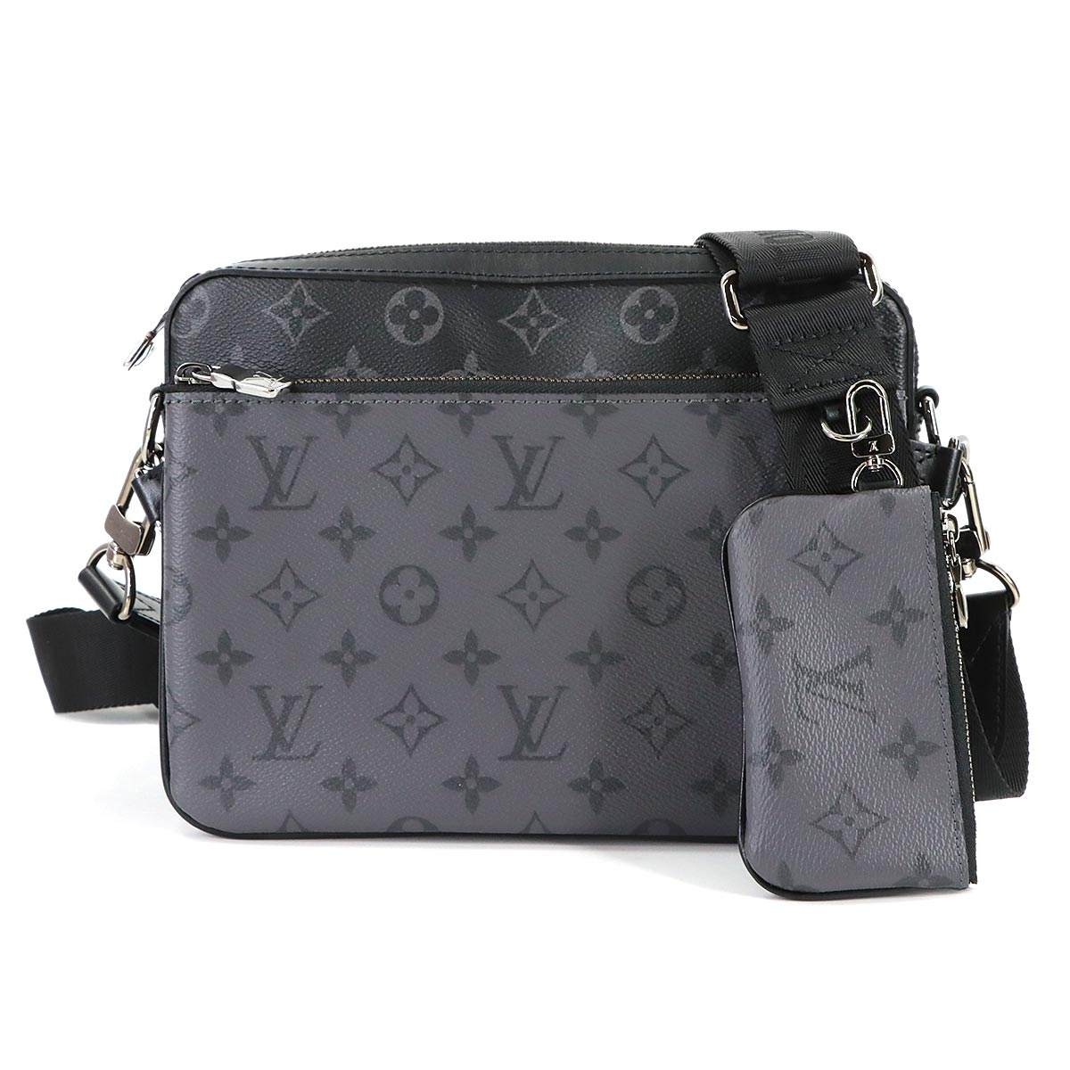 Monogram Eclipse Trio Messenger Shoulder Bag M69443 Purse