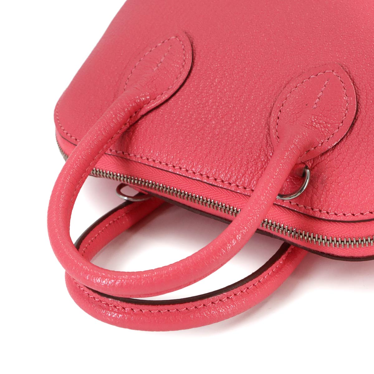 Bolide 1923 Mini Hand Shoulder Bag Chevre Mysore Rose Lipstick