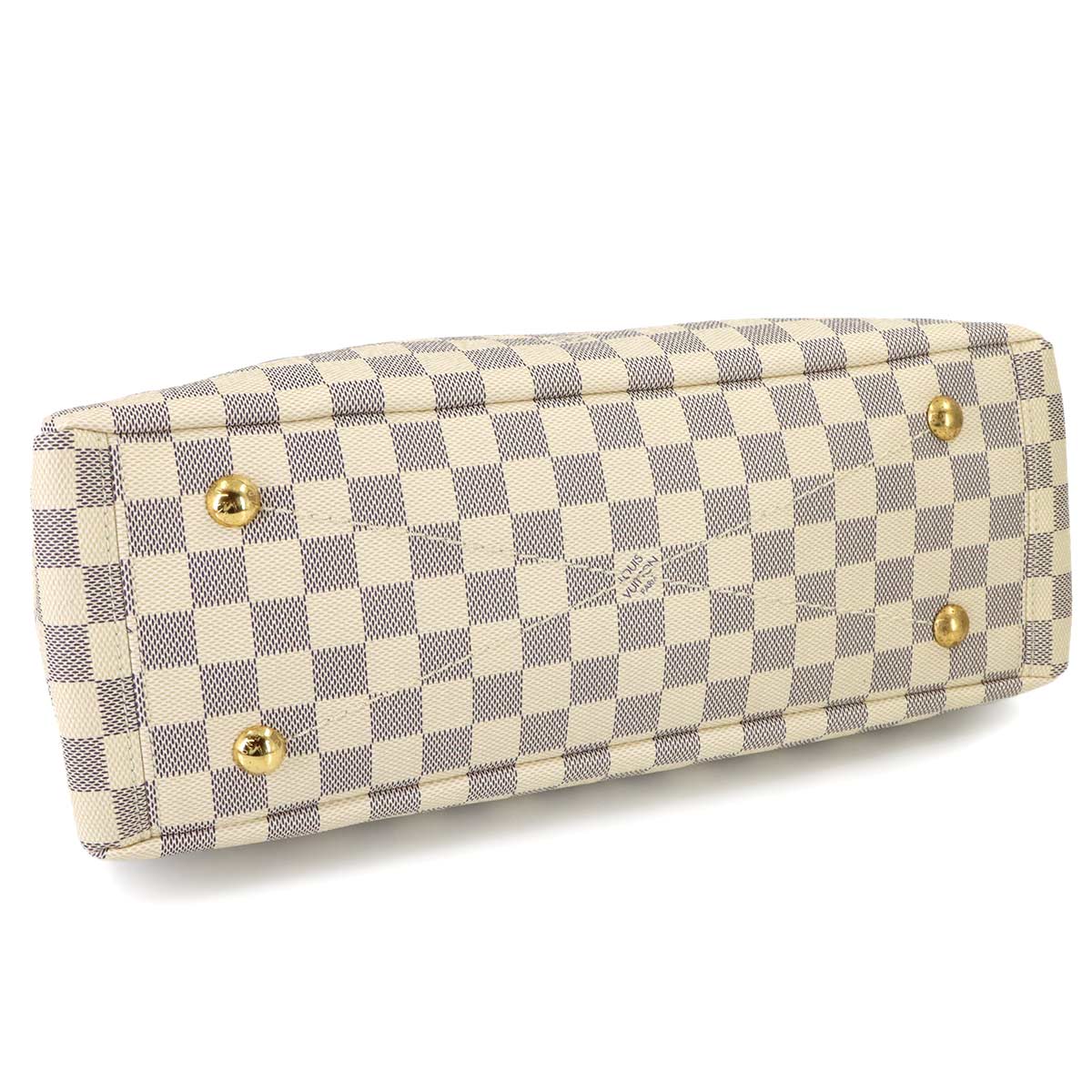 Damier Azur Lymington Tote Shoulder Bag White N40022