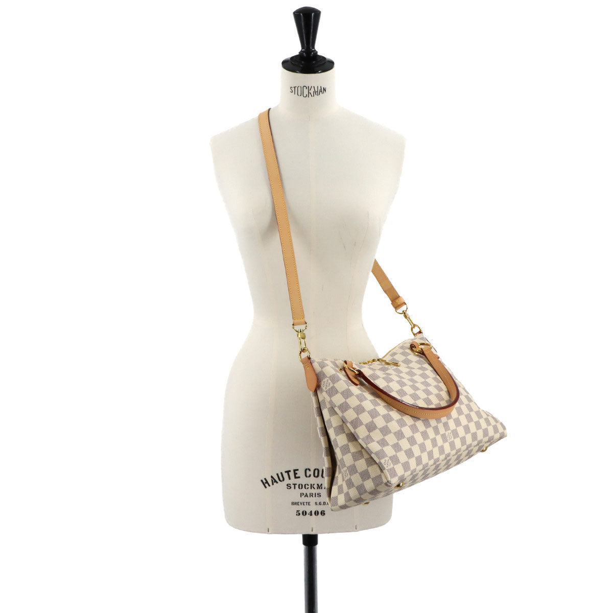 Damier Azur Lymington Tote Shoulder Bag White N40022
