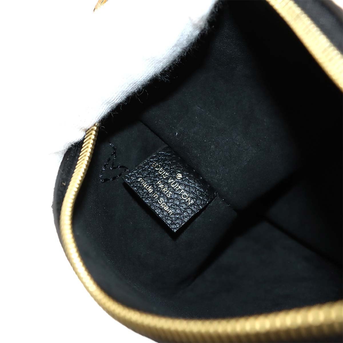Monogram Empreinte Neverfull MM Tote Bag Black Beige