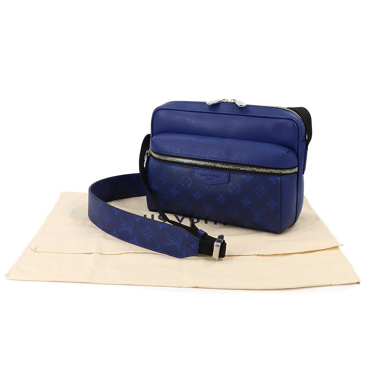 Taigarama Outdoor Messenger PM Shoulder Bag Cobalt M30242