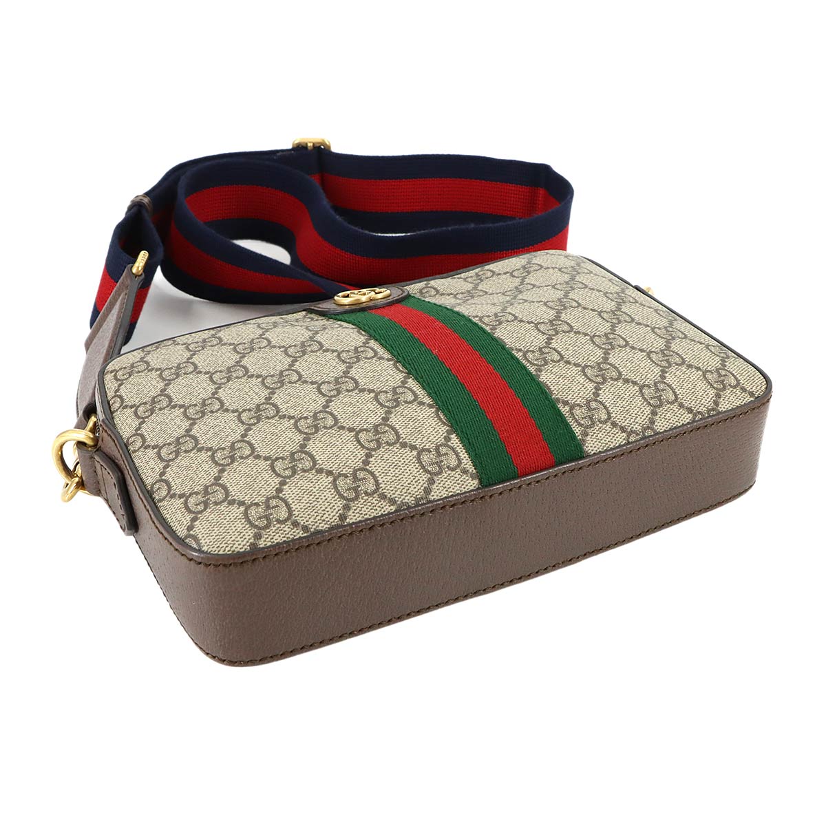 Ophidia Crossbody Shoulder Clutch Bag GG Supreme Canvas 699439