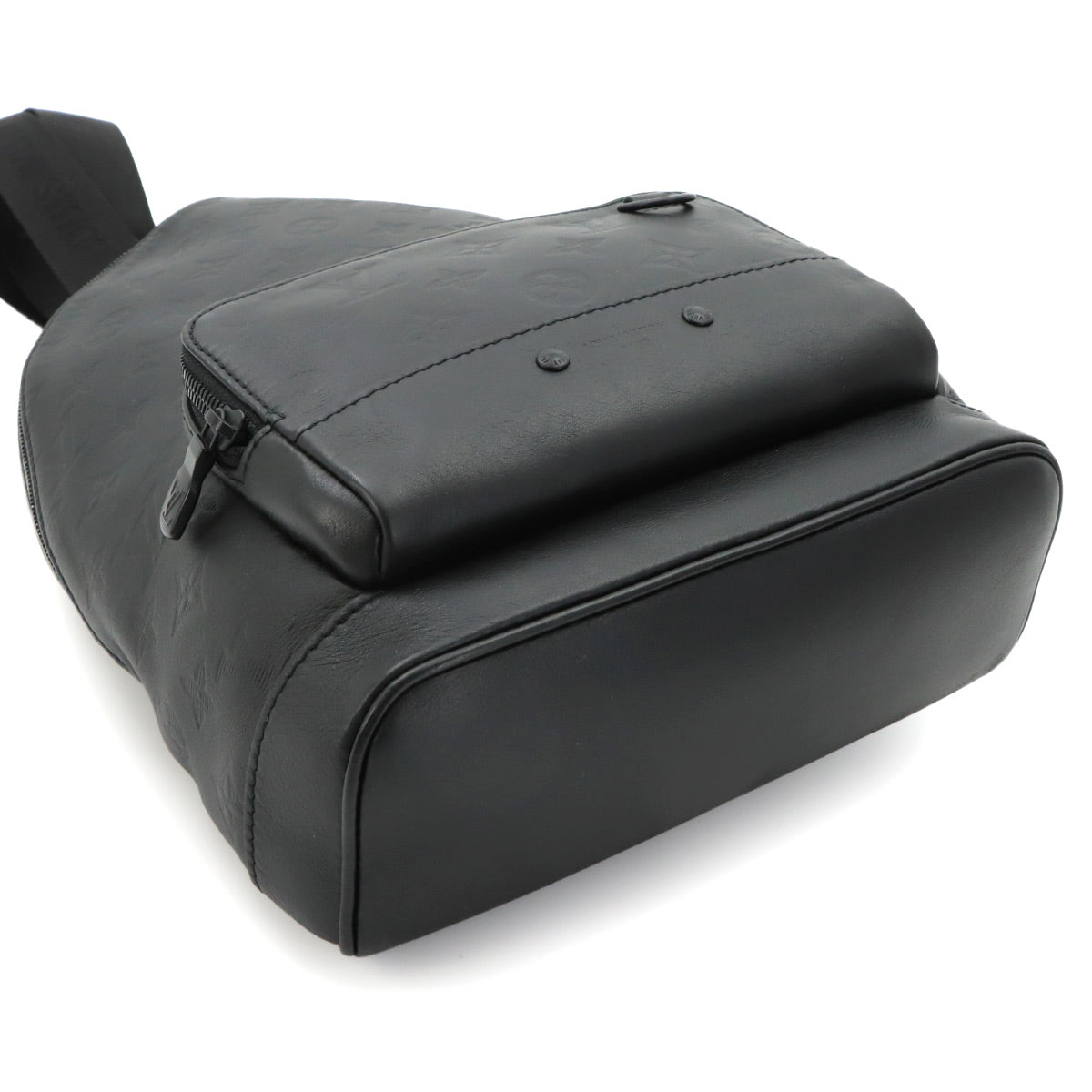 Monogram Shadow Racer Sling Bag Leather Black M46107