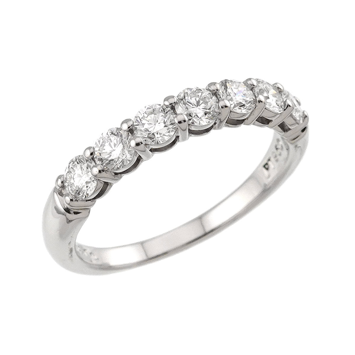 Half Diamond Ring Platinum size5.5-5.75(US)