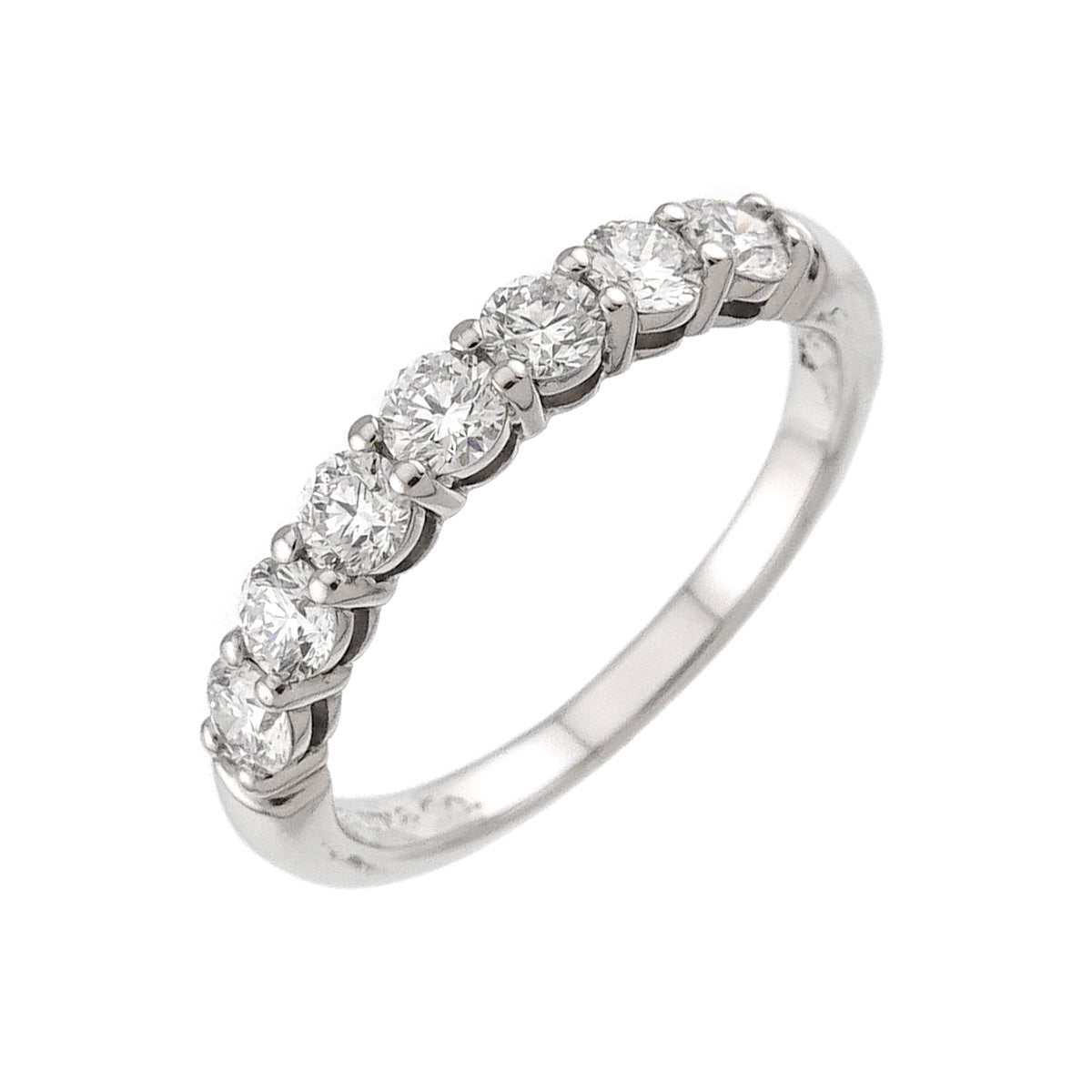 Half Diamond Ring Platinum size5.5-5.75(US)