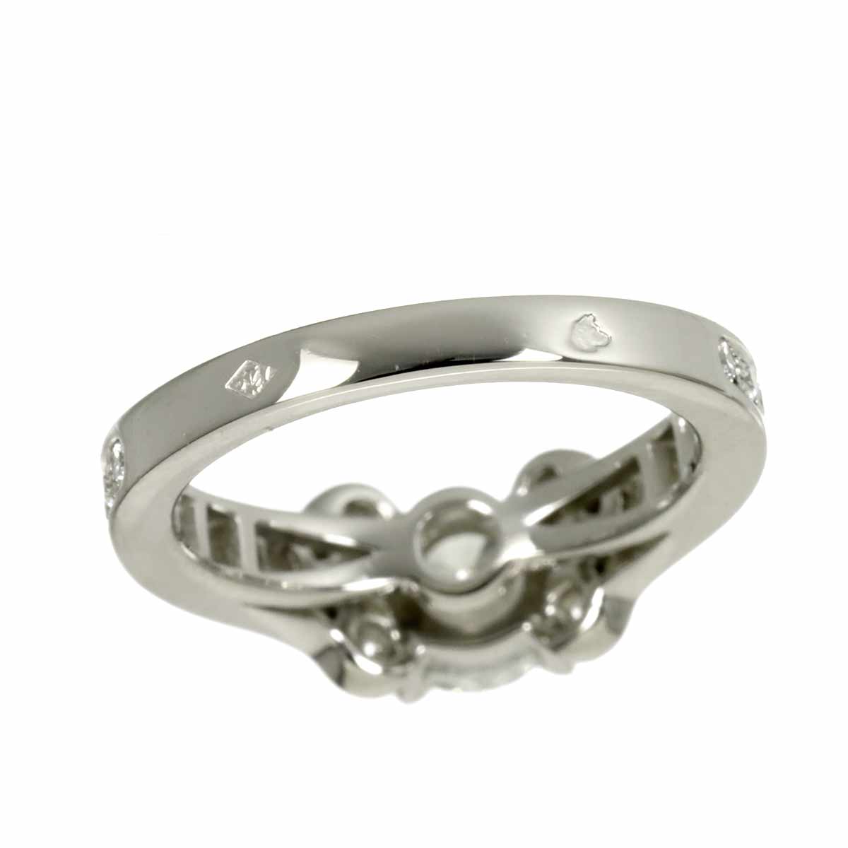 Ballerine Diamond 0.71ct H/VVS1/EX Ring Pt Size46 3.75(US)