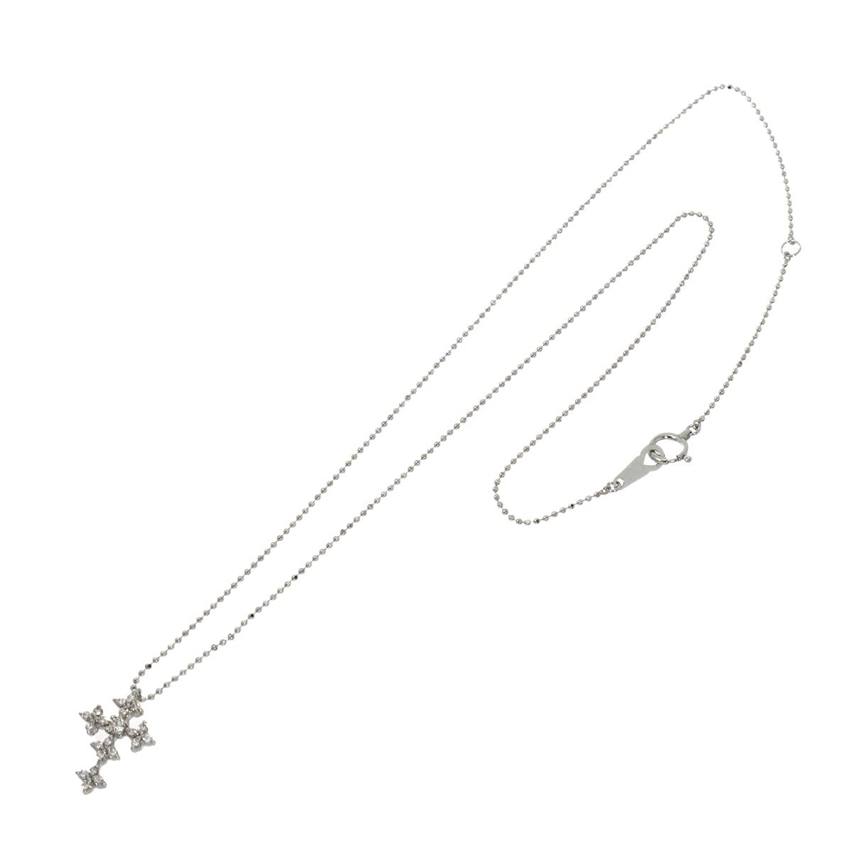 Diamond 0.22ct Necklace 18K WG 750
