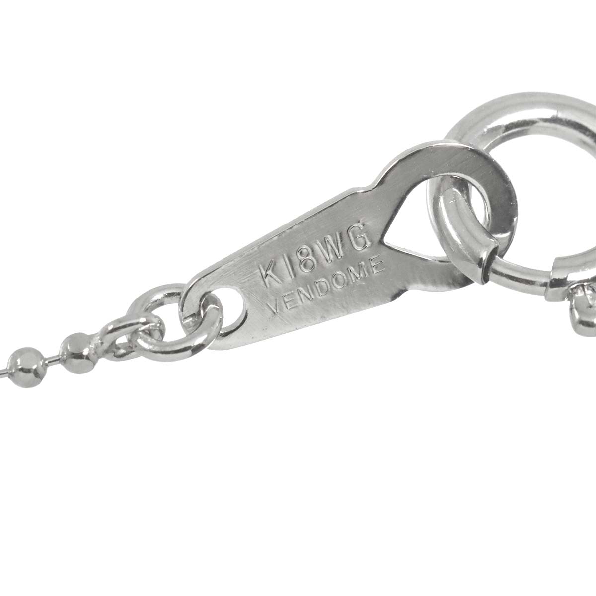Diamond 0.22ct Necklace 18K WG 750