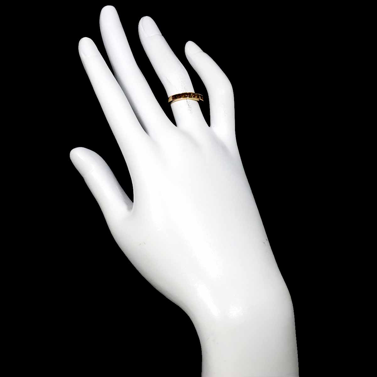 Aoyama Quartz Ring 18K K18 PG 750 size4.75-5(US)