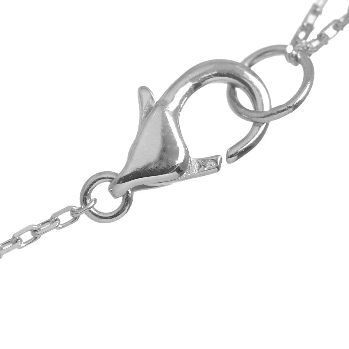 Diamond 0.18ct Necklace 18K White Gold 750