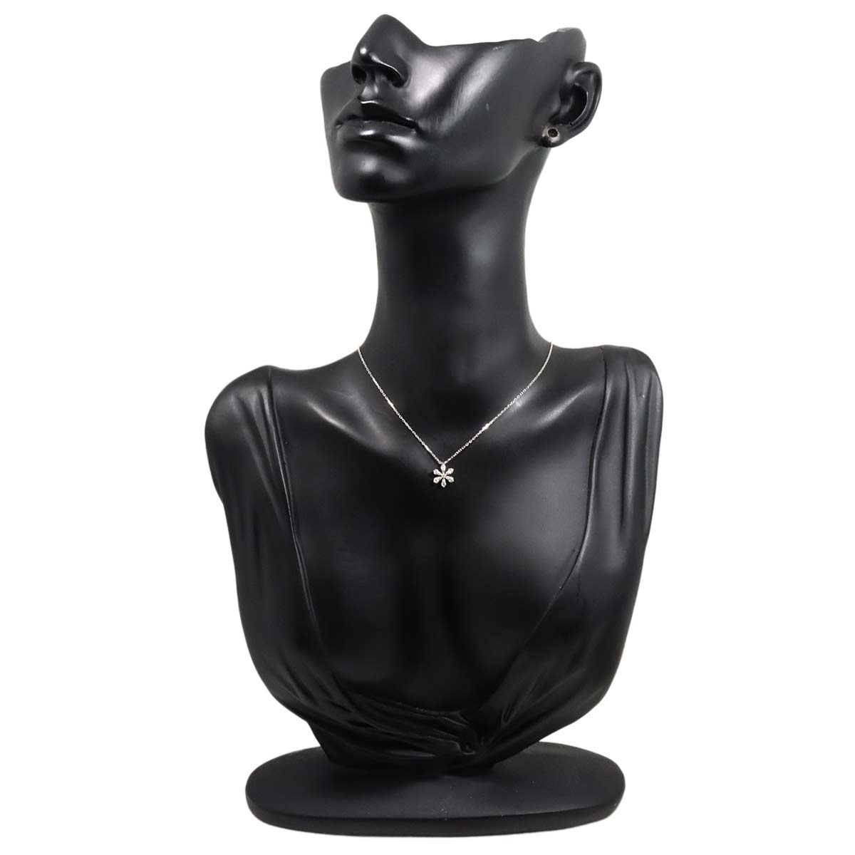 Diamond 0.18ct Necklace 18K White Gold 750