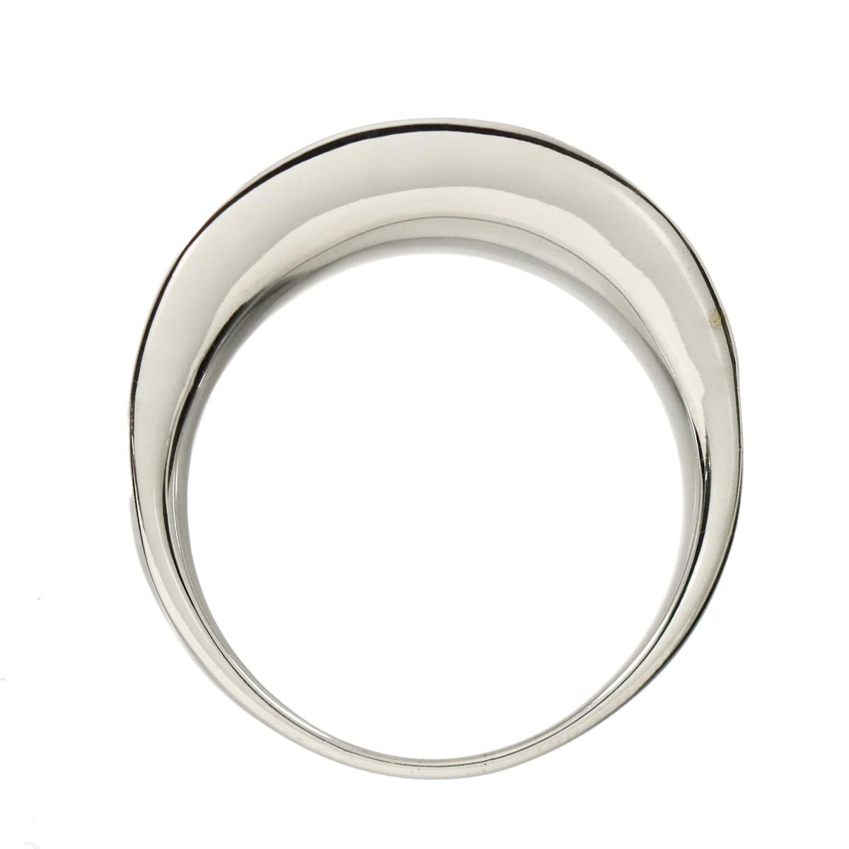 Diamond 3.73ct Ring 18K K18 WG White Gold size8-8.25(US)