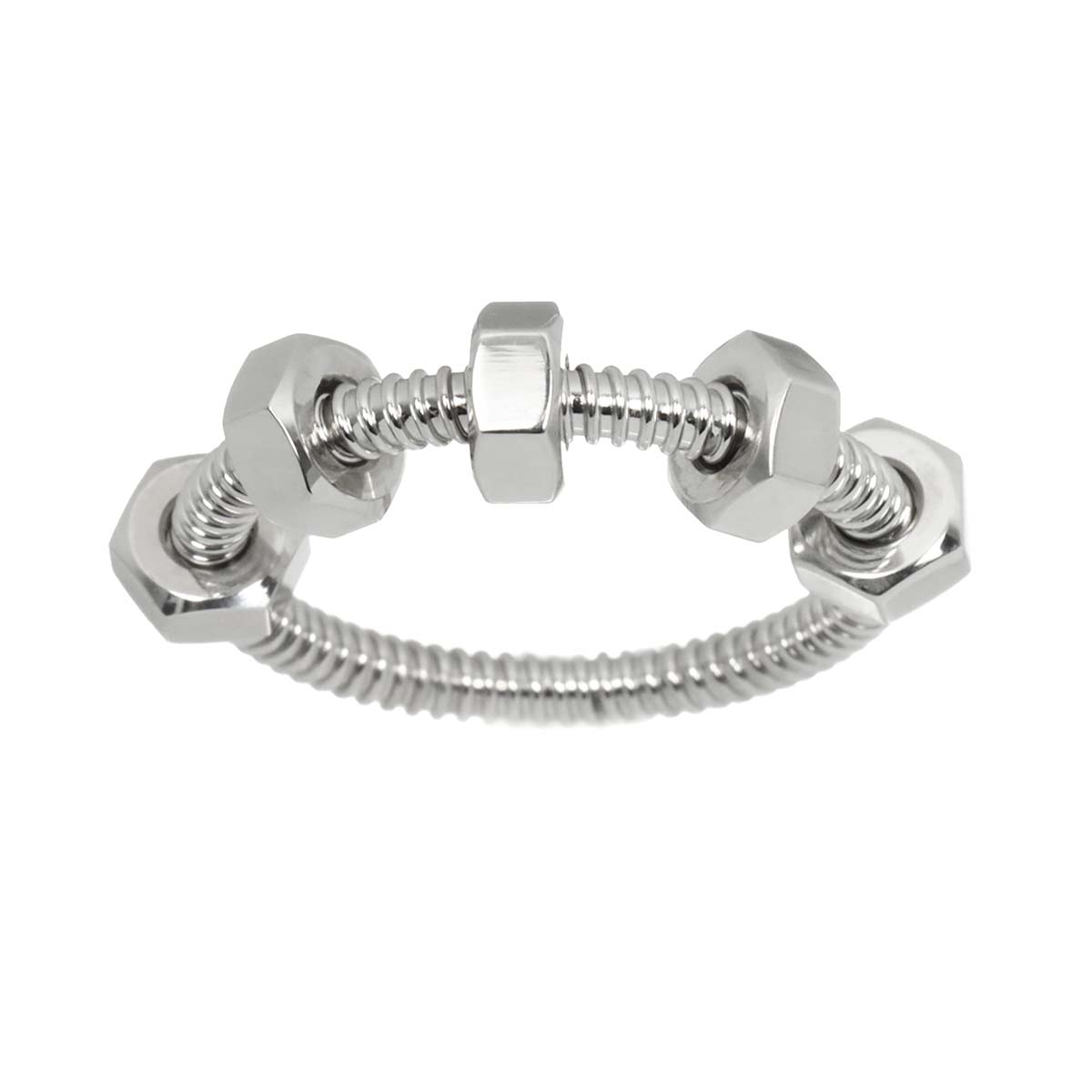 Ecrou de Ring 18K White Gold 750 size54 6.5-6.75(US)