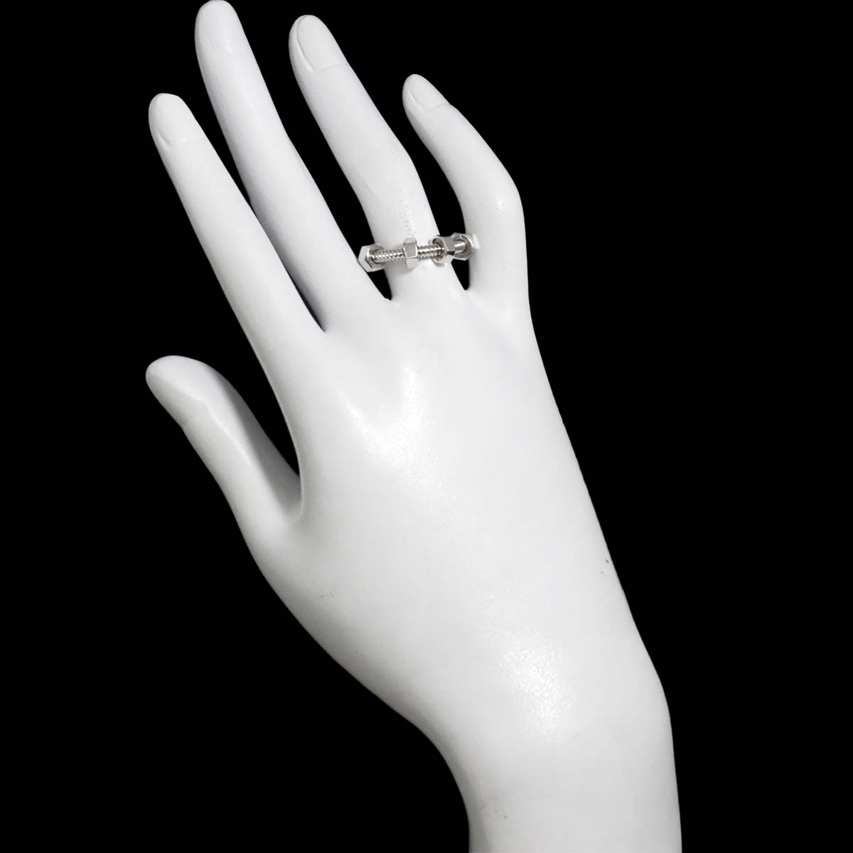 Ecrou de Ring 18K White Gold 750 size54 6.5-6.75(US)