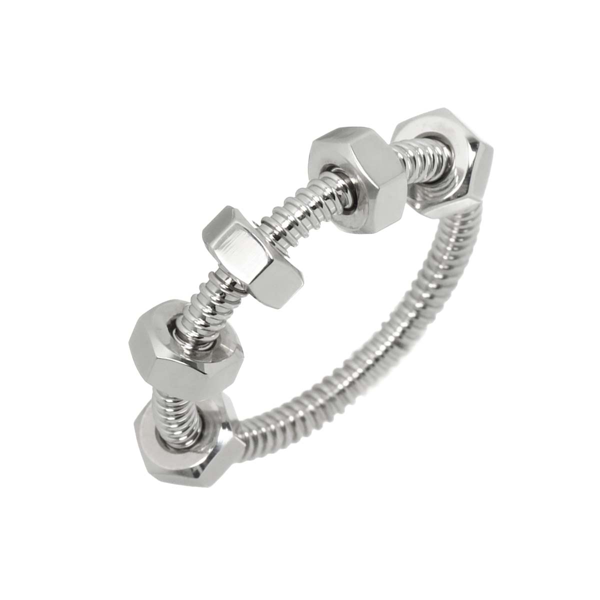 Ecrou de Ring 18K White Gold 750 size54 6.5-6.75(US)