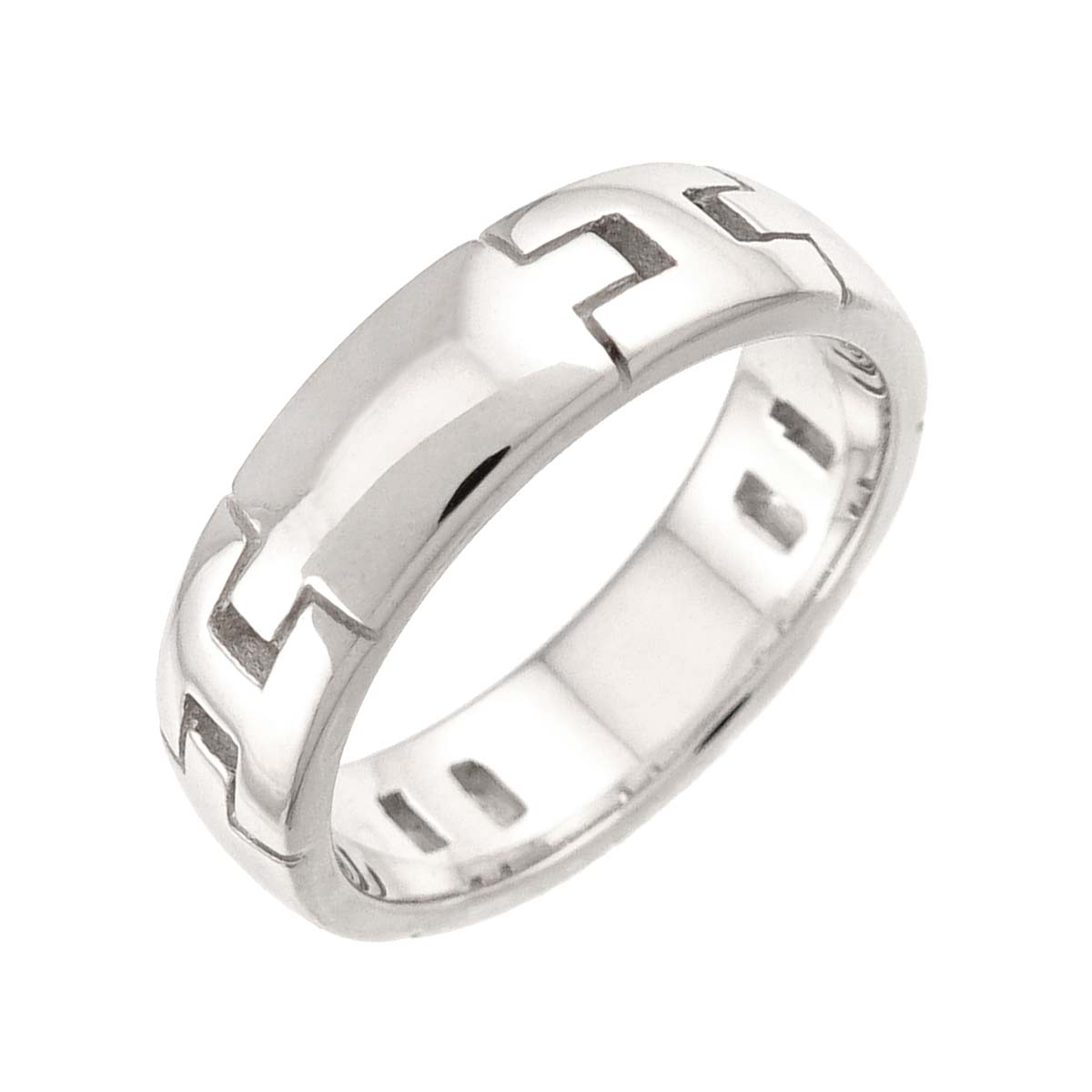 Hercules Ring 18K White Gold 750 Size51 5.5-5.75(US)