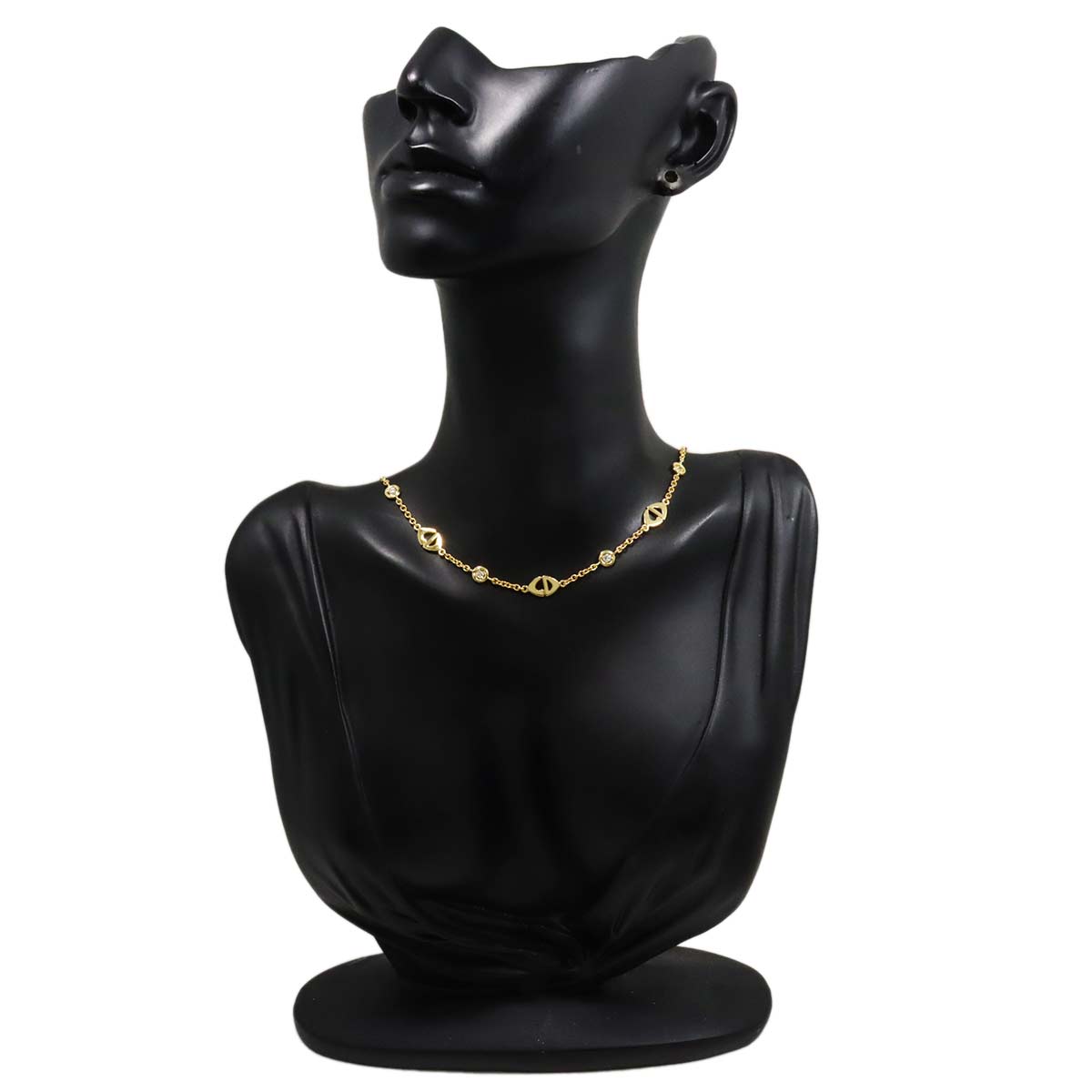 Diamond Necklace 18K Yellow Gold 750