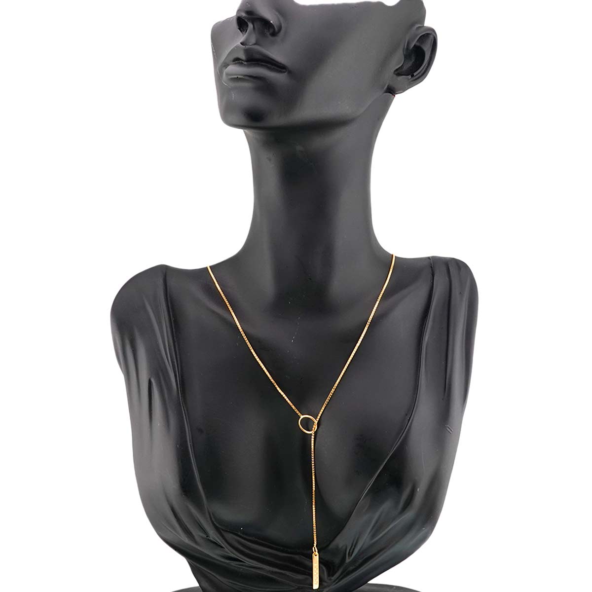 Lariat Necklace 18K Yellow Gold 750