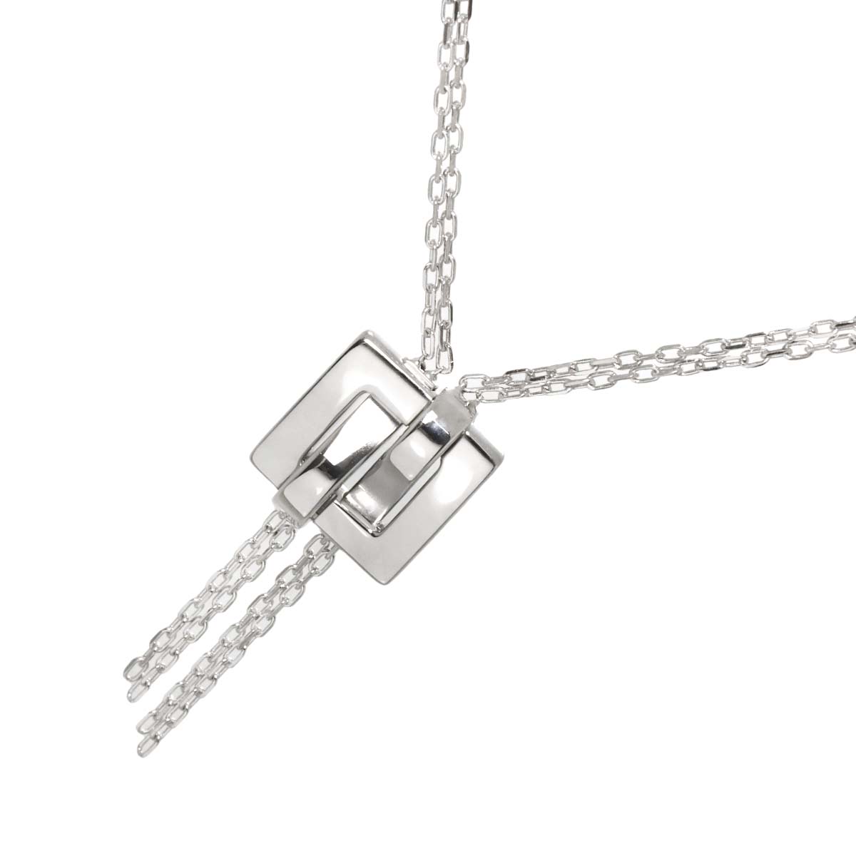 Necklace 18K White  Gold 750