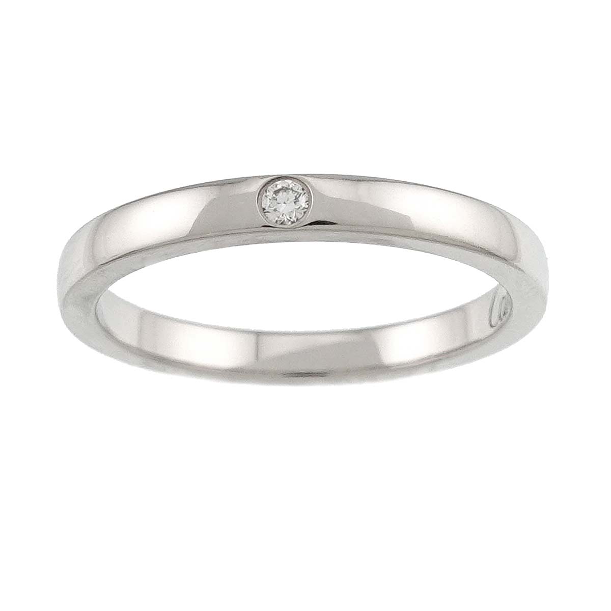 Ballerine Diamond Ring Pt Size48 4.5(US)