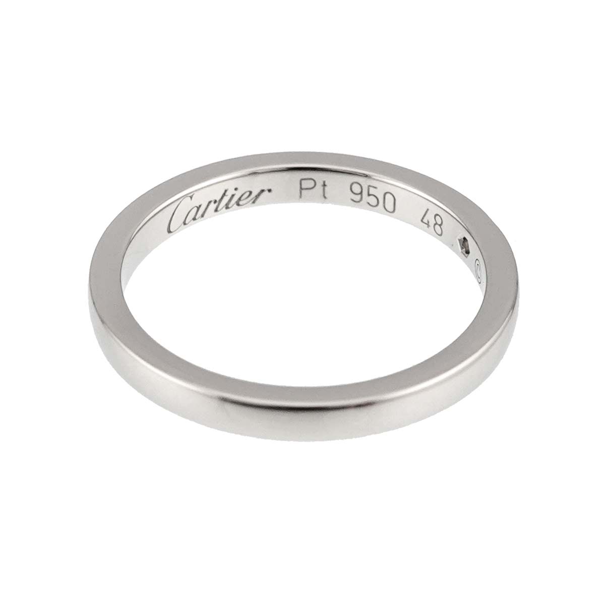 Ballerine Diamond Ring Pt Size48 4.5(US)
