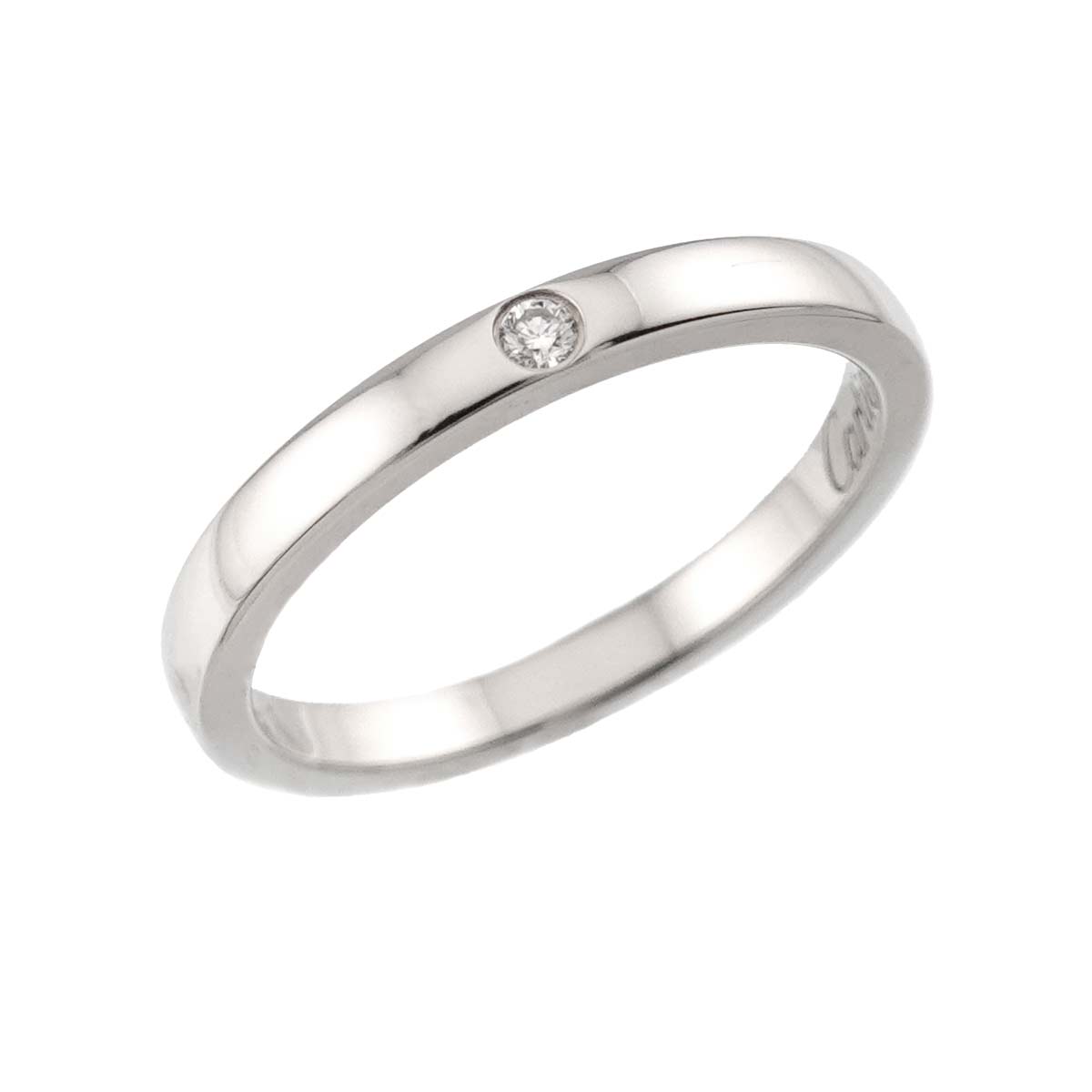 Ballerine Diamond Ring Pt Size48 4.5(US)