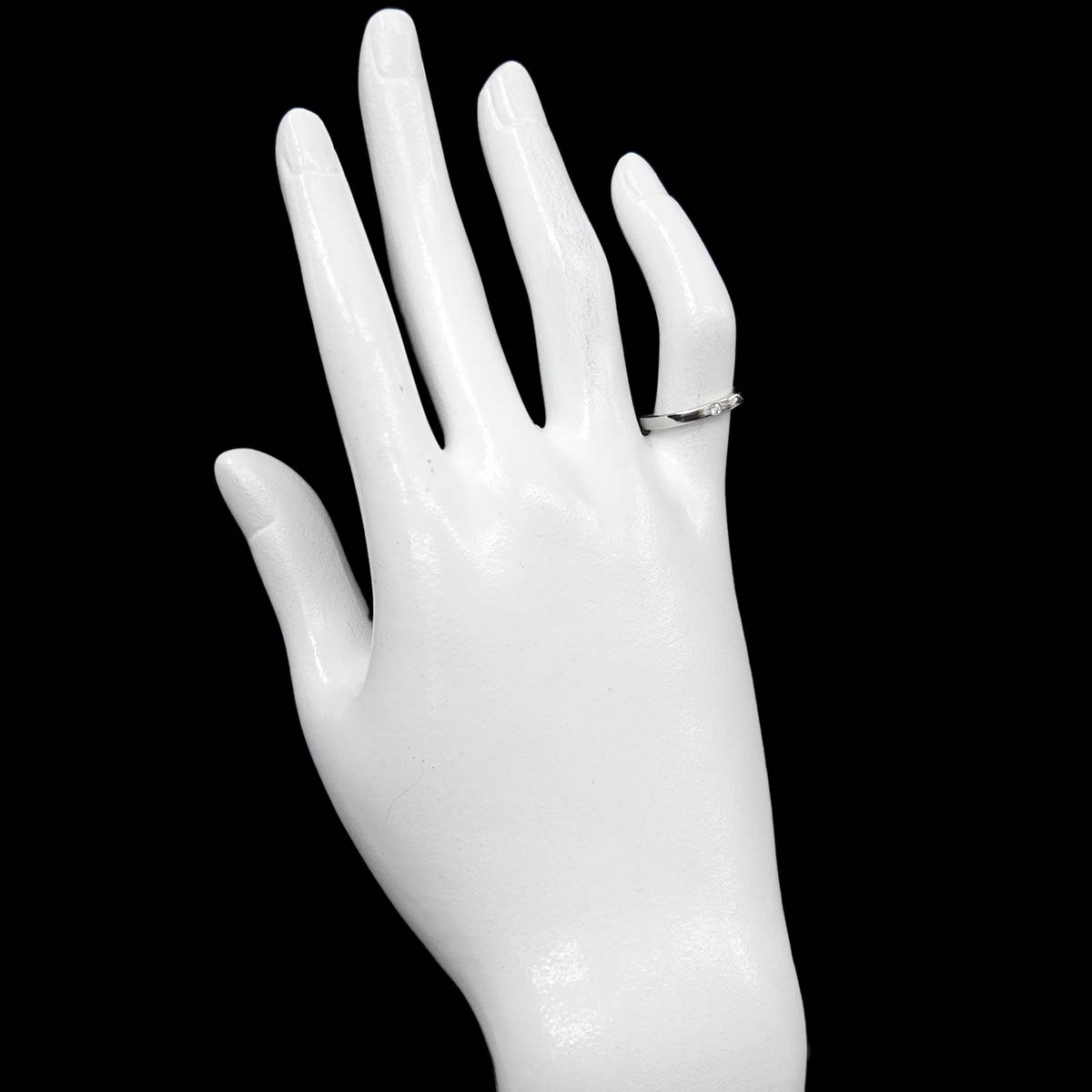 Ballerine Diamond Ring Pt Size48 4.5(US)