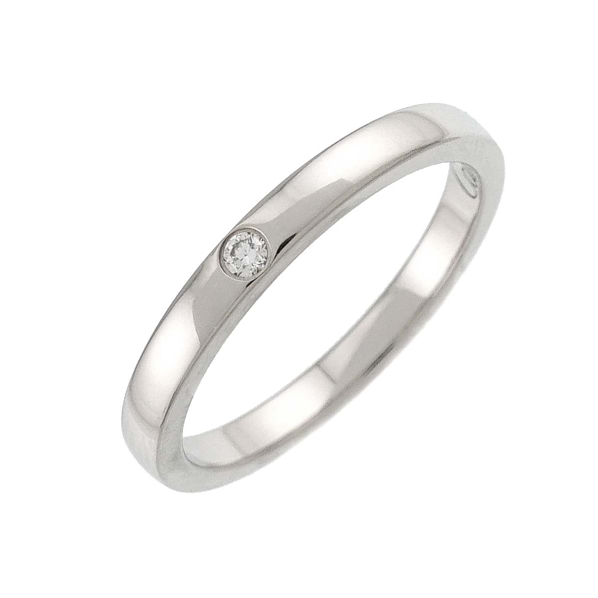 Ballerine Diamond Ring Pt Size48 4.5(US)