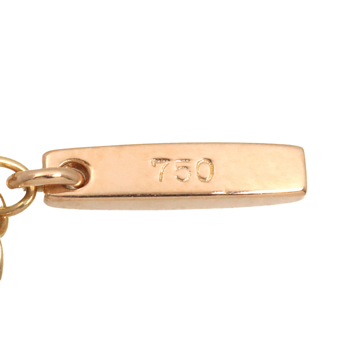 Macadam Sapphire Necklace 18K Pink Gold 750