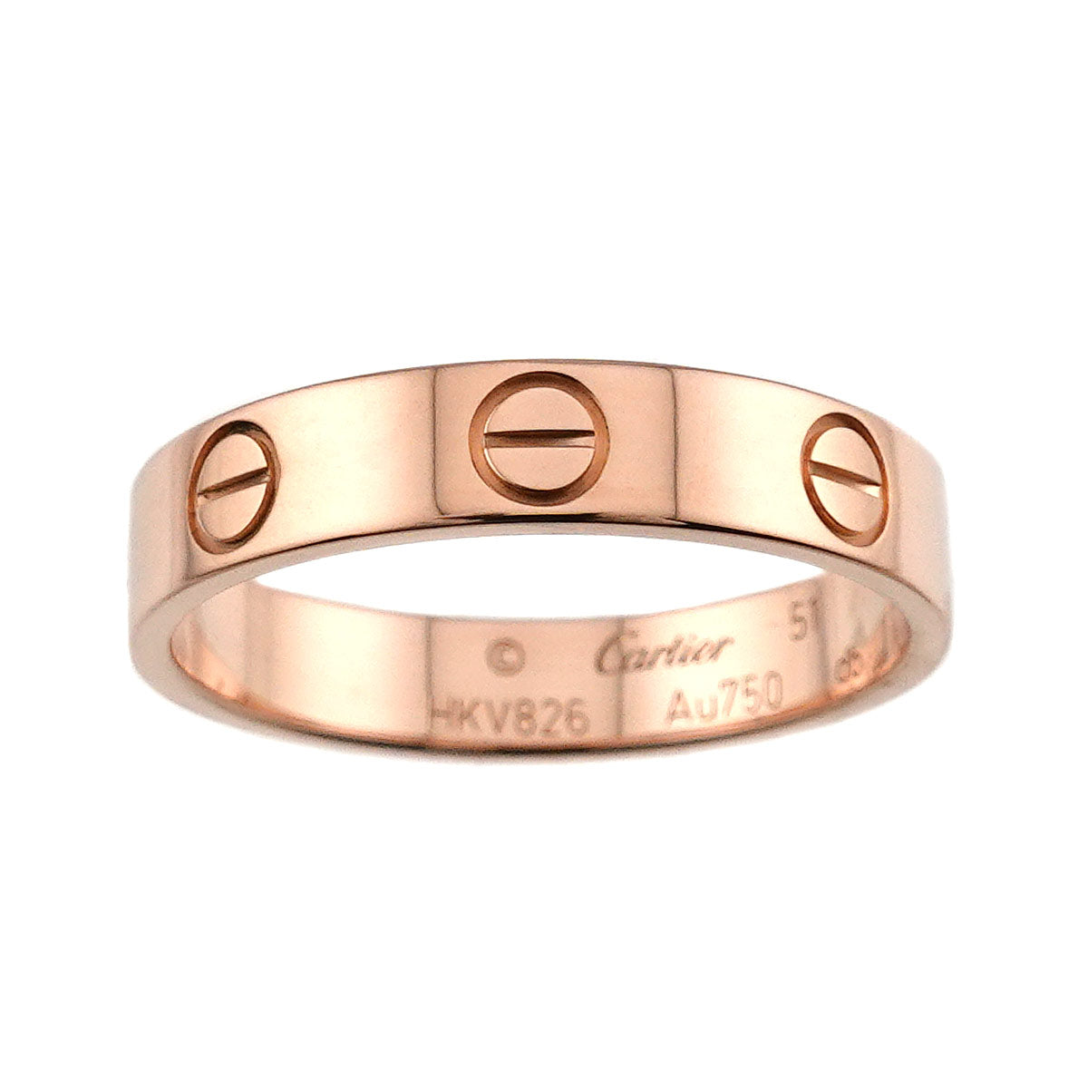 Mini Love Ring 18K Pink Gold 750 size51 5.25-5.5(US)