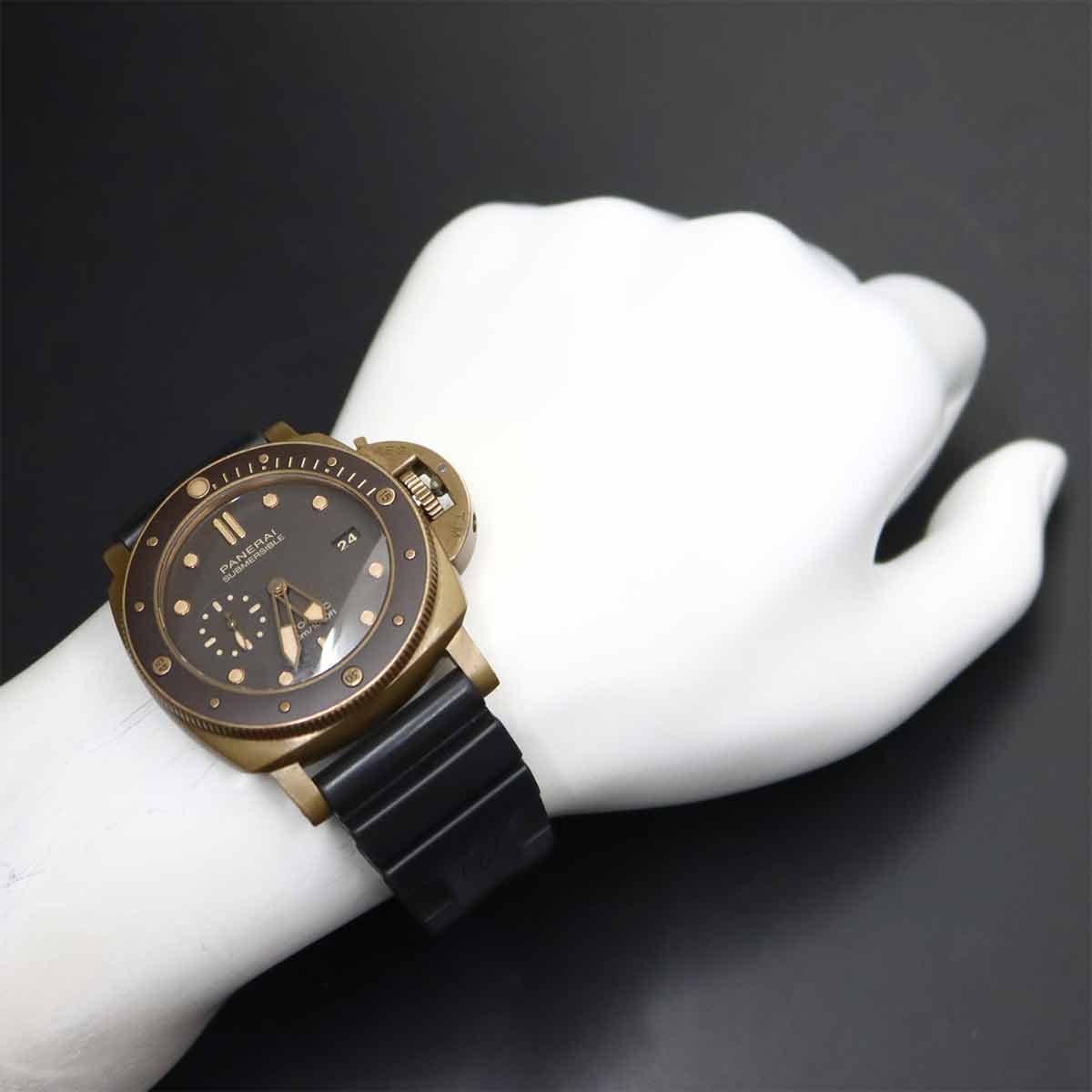 Submersible Bronzo PAM00968 Brown Dial Mens Watch