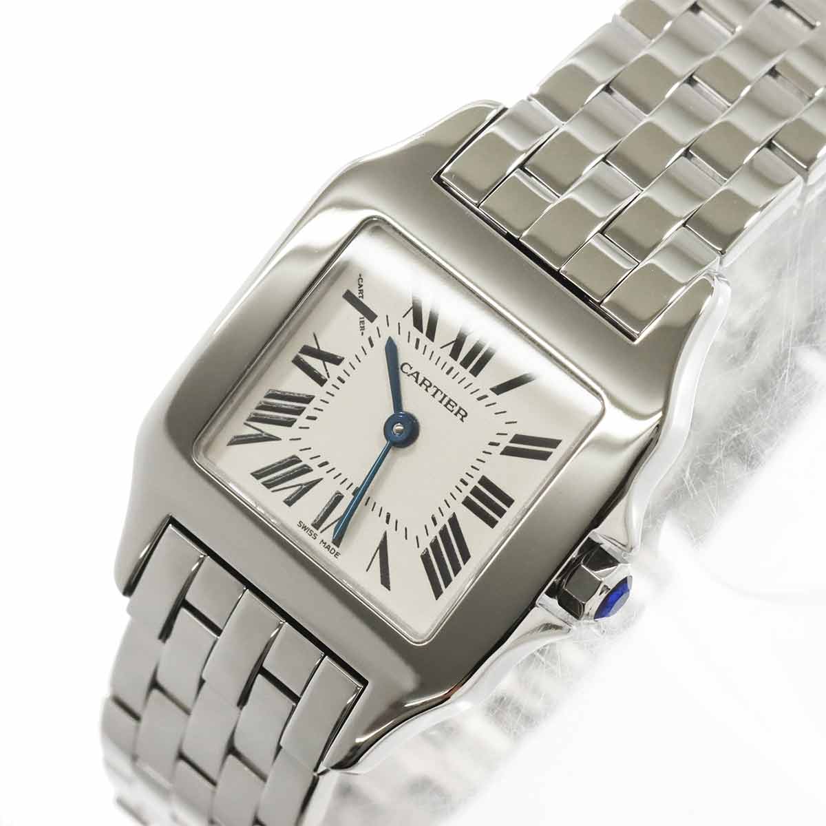 Santos Demoiselle LM W25065Z5 Quartz Silver Dial Boys watch